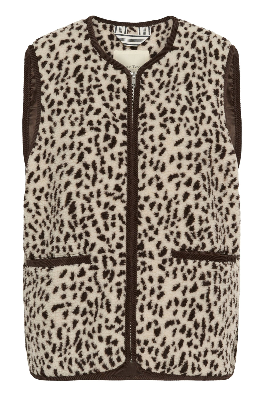 picture of Part Two Camelie Gilet - Neutral Spots - Number Two - womens - fashion - clothing - Part Two 7