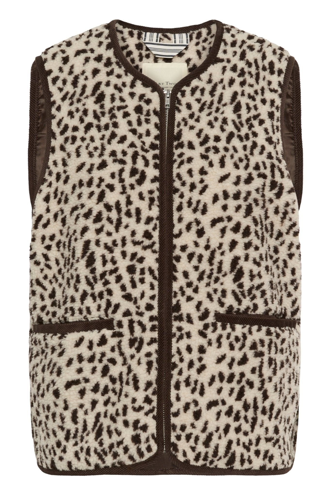 picture of Part Two Camelie Gilet - Neutral Spots - Number Two - womens - fashion - clothing - Part Two 7