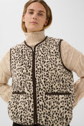 picture of Part Two Camelie Gilet - Neutral Spots - Number Two - womens - fashion - clothing - Part Two 1