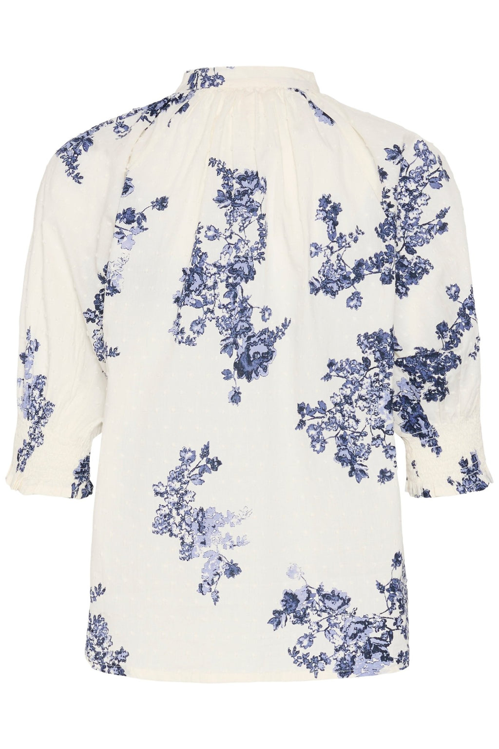 picture of Part Two Almeras Shirt - Blue Shadow Flower Print - Number Two - womens - fashion - clothing - Part Two 6