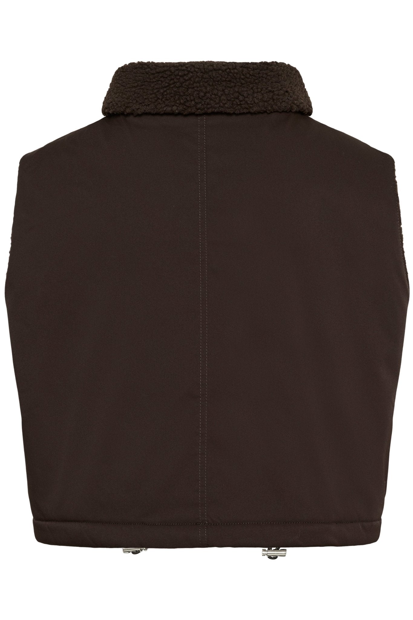 picture of Part Two Cathlin Teddy Gilet - Mole/Brown - Number Two - womens - fashion - clothing - Part Two 7