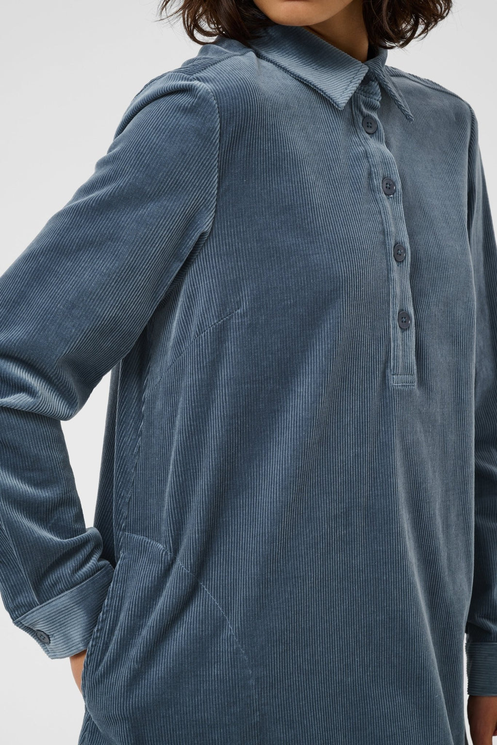 picture of Part Two Corintha Corduroy Dress - Flint Stone - Number Two - womens - fashion - clothing - Part Two 4
