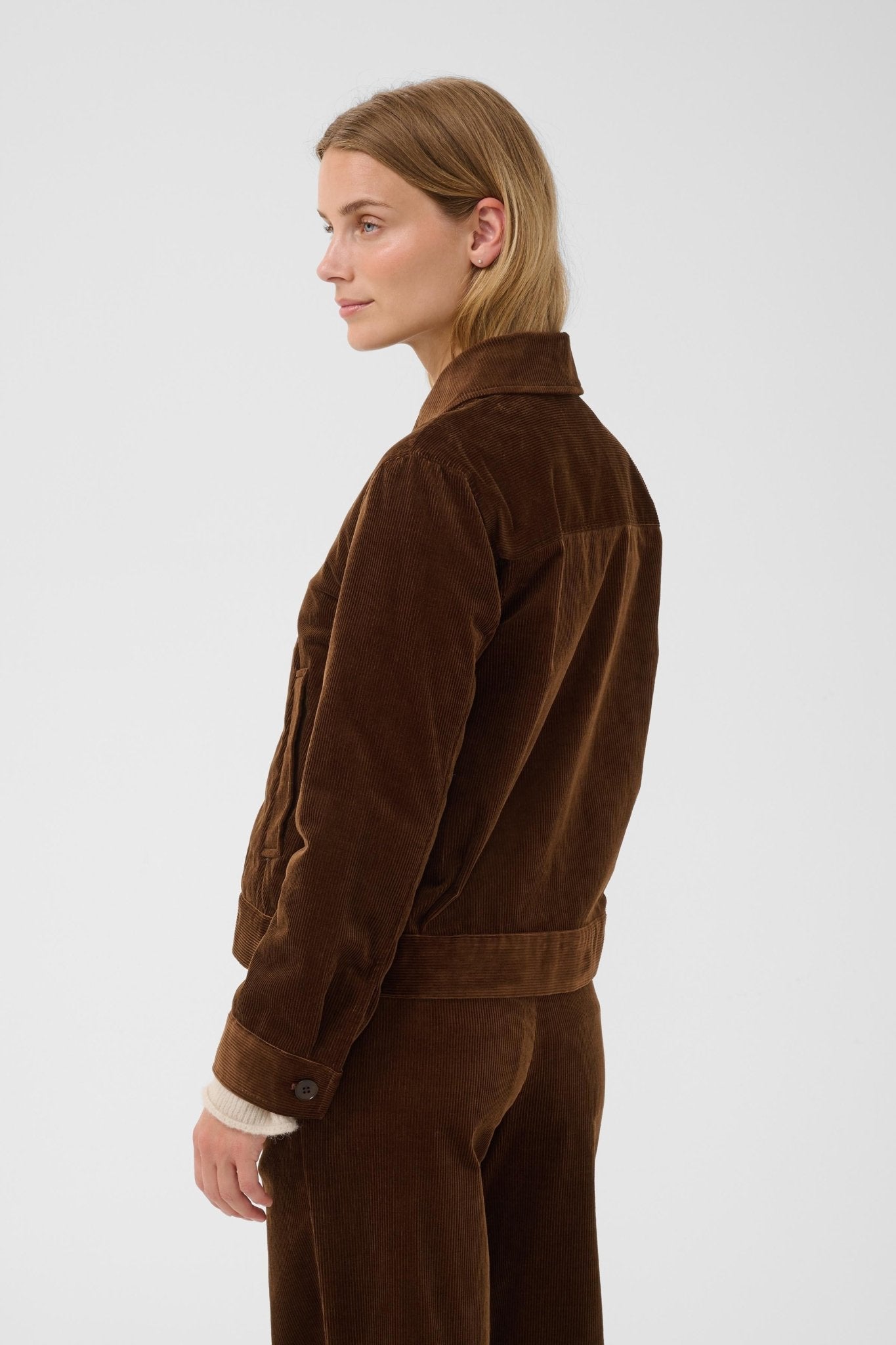 picture of Part Two Constanze Corduroy Jacket - Downton Brown - Number Two - womens - fashion - clothing - Part Two 3