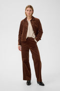 picture of Part Two Columba Corduroy Trouser - Downton Brown - Number Two - womens - fashion - clothing - Part Two 1