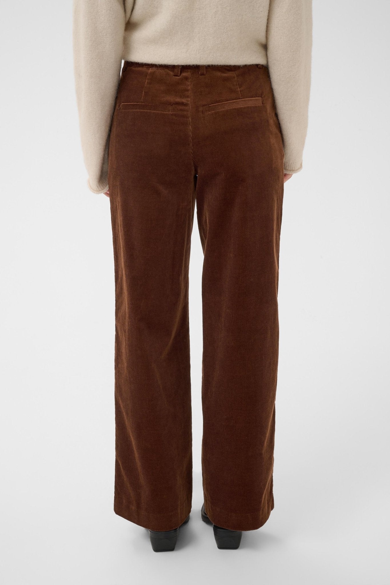 picture of Part Two Columba Corduroy Trouser - Downton Brown - Number Two - womens - fashion - clothing - Part Two 5