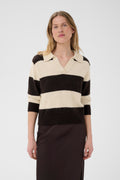 Part Two Charlott Pullover - Whitecap Grey/Mole Stripe
