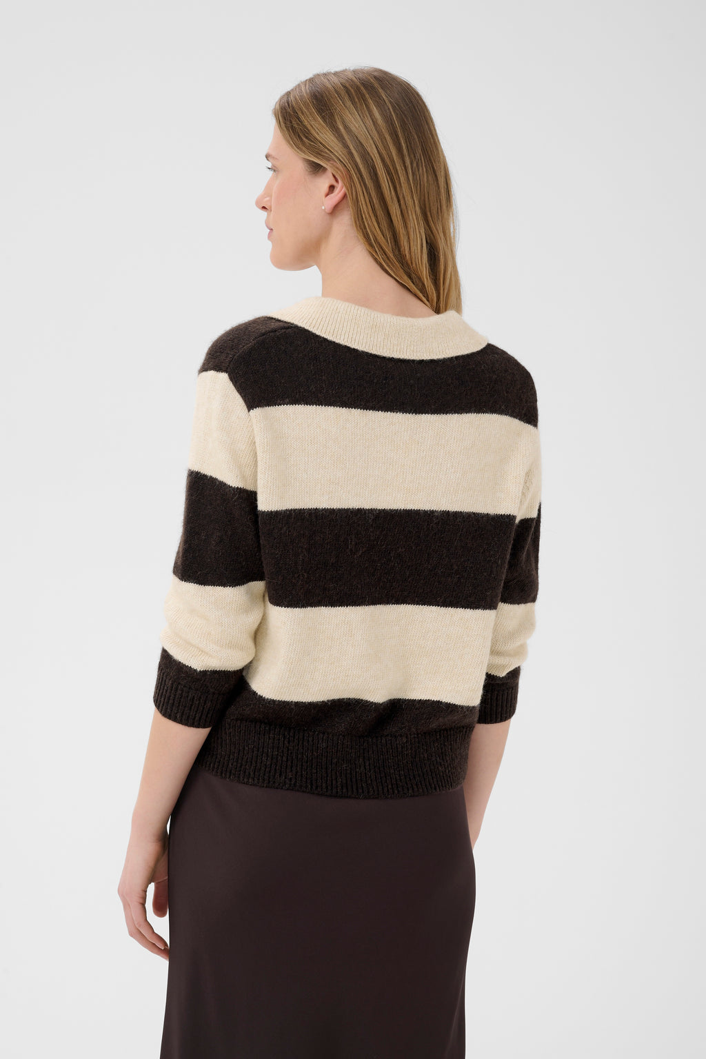 Part Two Charlott Pullover - Whitecap Grey/Mole Stripe