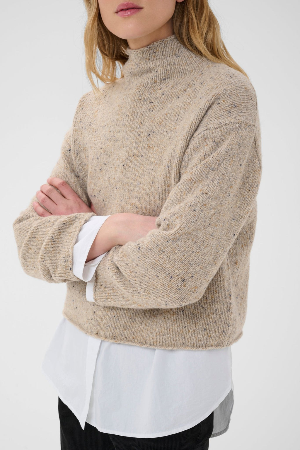 picture of Part Two Chanelly Pullover - Neutral Nepse - Number Two - womens - fashion - clothing - Part Two 2