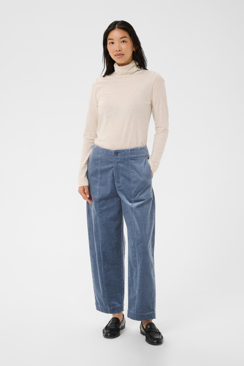 picture of Part Two Netta Trouser - Flint Stone - Number Two - womens - fashion - clothing - Part Two 2