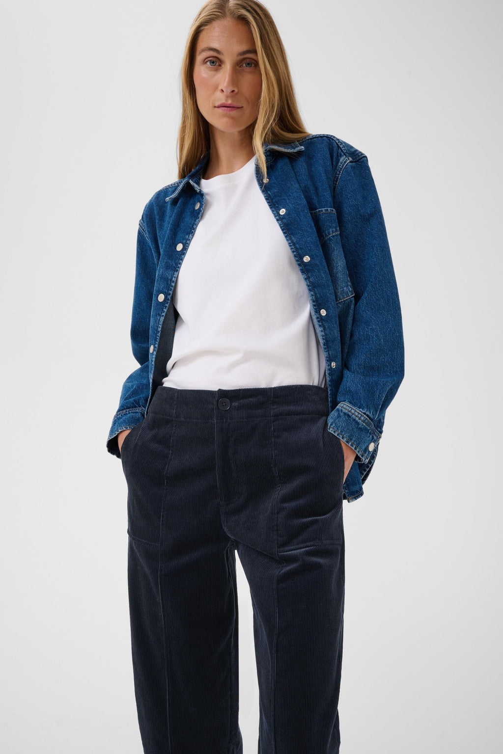 picture of Part Two Netta Trouser - Dark Navy - Number Two - womens - fashion - clothing - Part Two 5