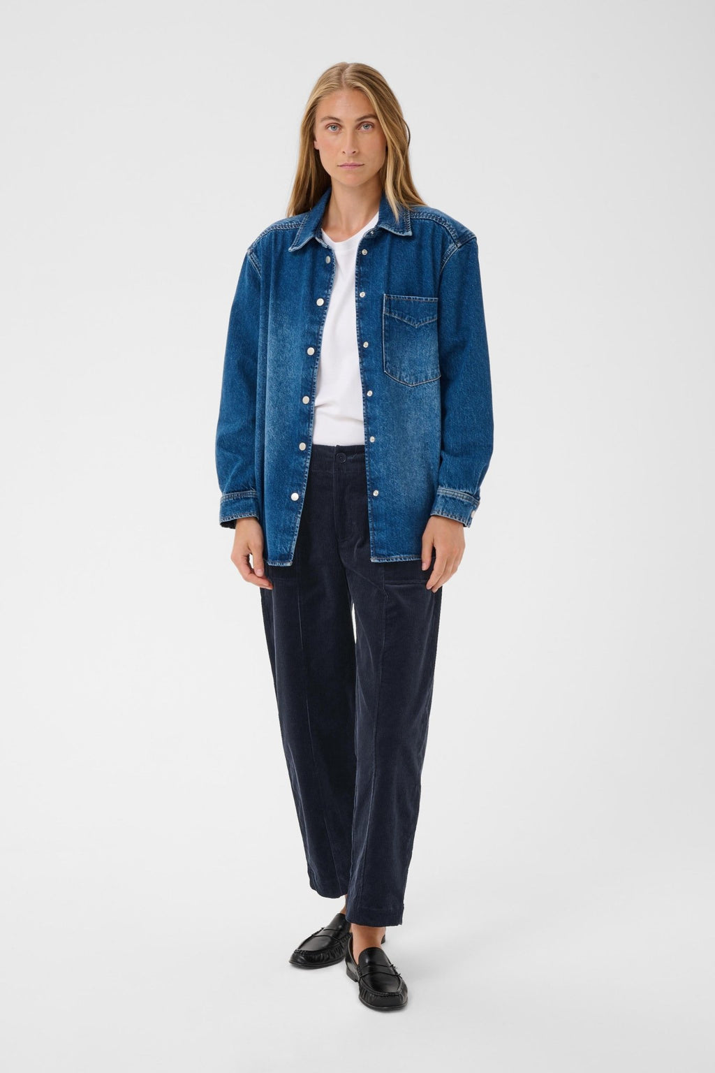 picture of Part Two Netta Trouser - Dark Navy - Number Two - womens - fashion - clothing - Part Two 2