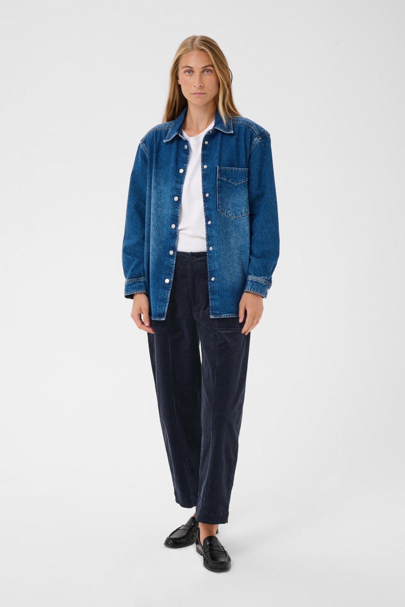 picture of Part Two Netta Trouser - Dark Navy - Number Two - womens - fashion - clothing - Part Two 2