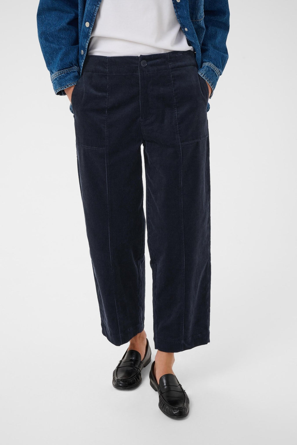 picture of Part Two Netta Trouser - Dark Navy - Number Two - womens - fashion - clothing - Part Two 1