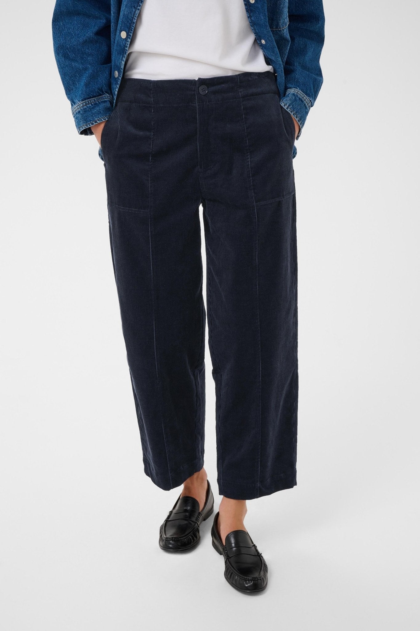 picture of Part Two Netta Trouser - Dark Navy - Number Two - womens - fashion - clothing - Part Two 1