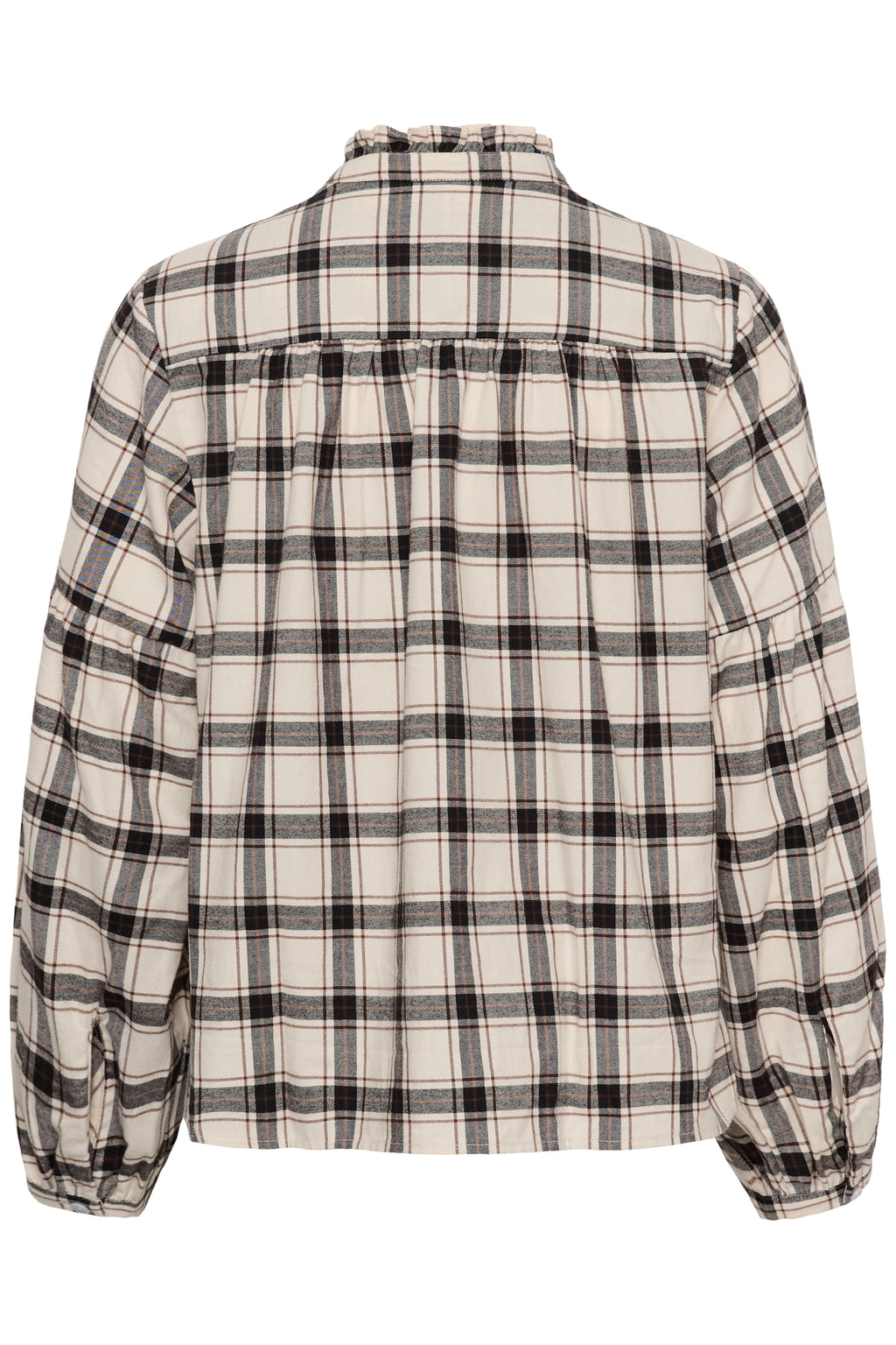 Part Two Samilla Shirt - Dark Navy/Mole Check