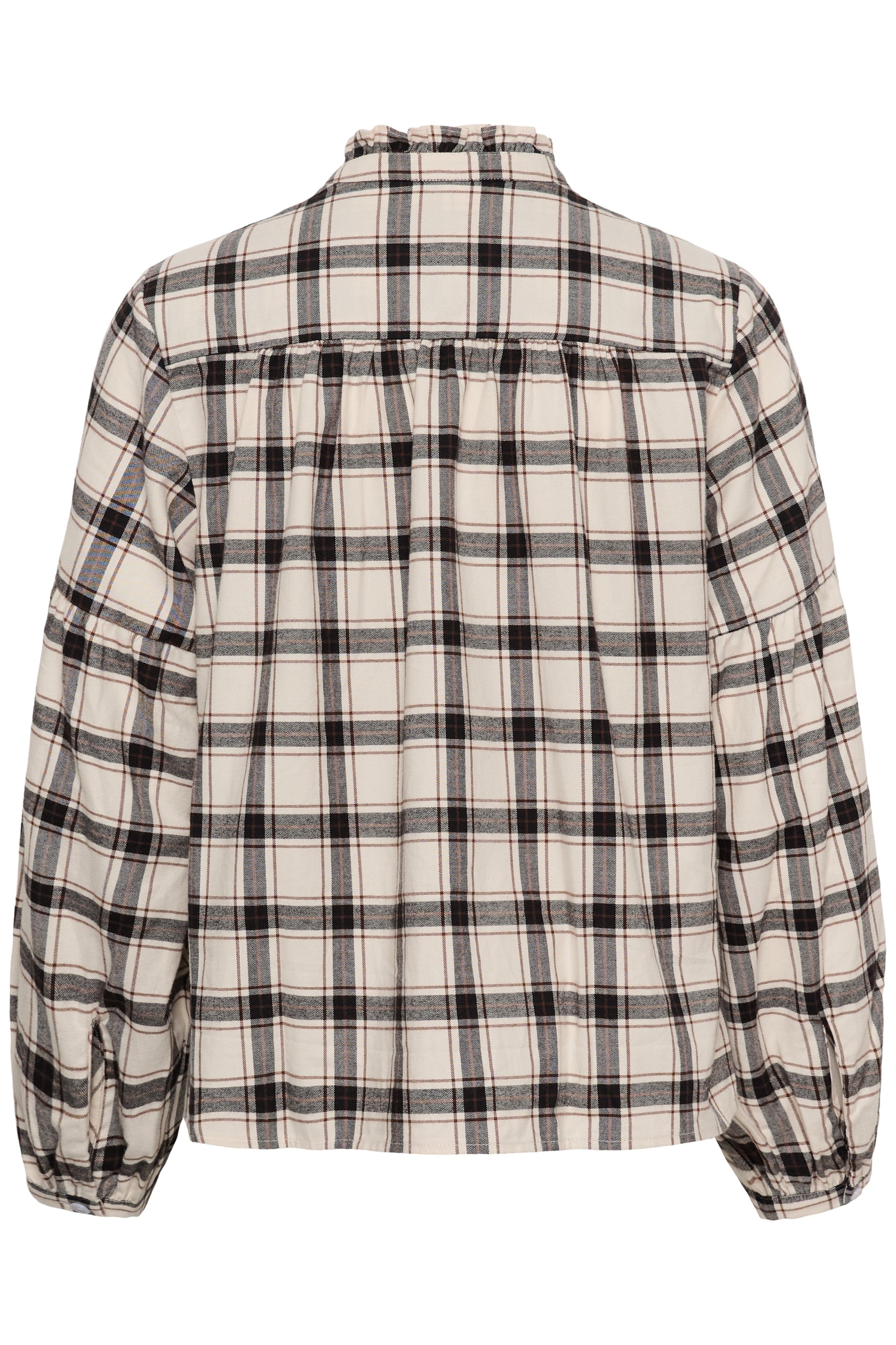 Part Two Samilla Shirt - Dark Navy/Mole Check