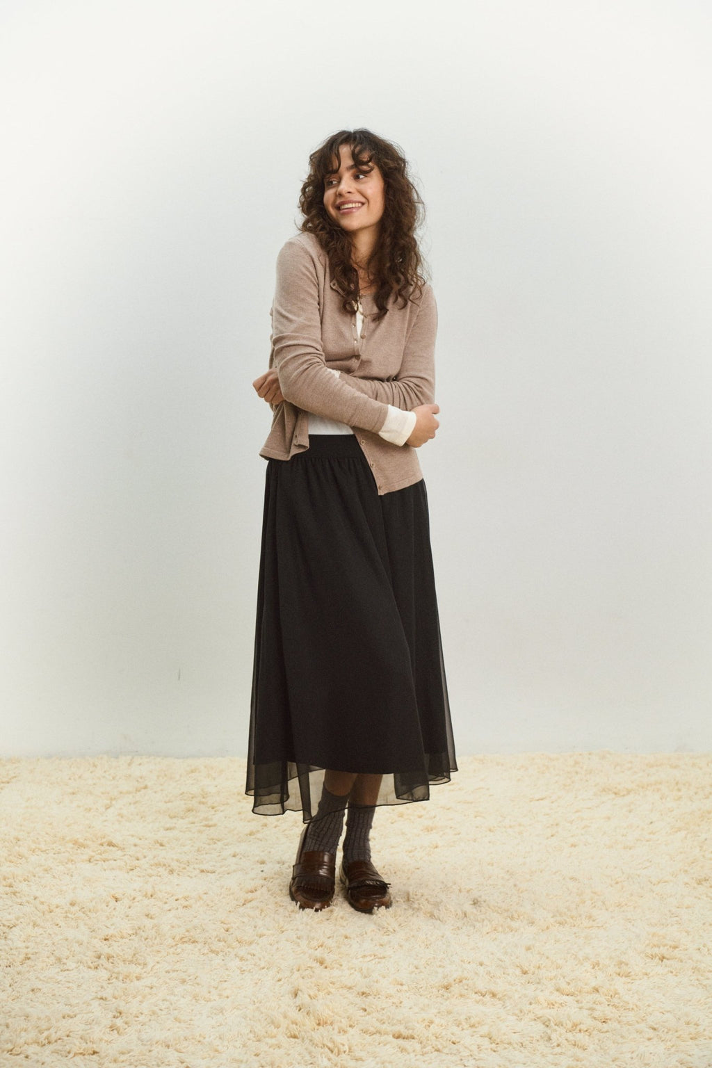 picture of Saint Tropez Coral Skirt - Black - Number Two - womens - fashion - clothing - Saint Tropez 3