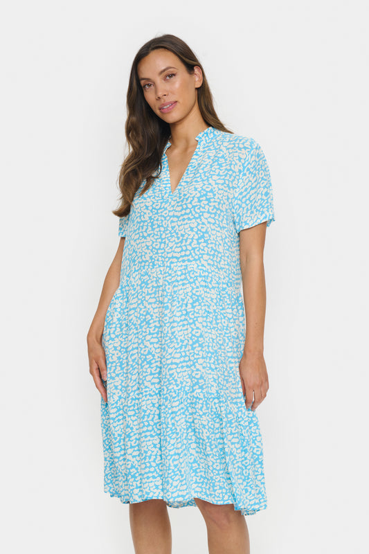 Saint Tropez EdaSZ Dress Ethereal Blue Leo