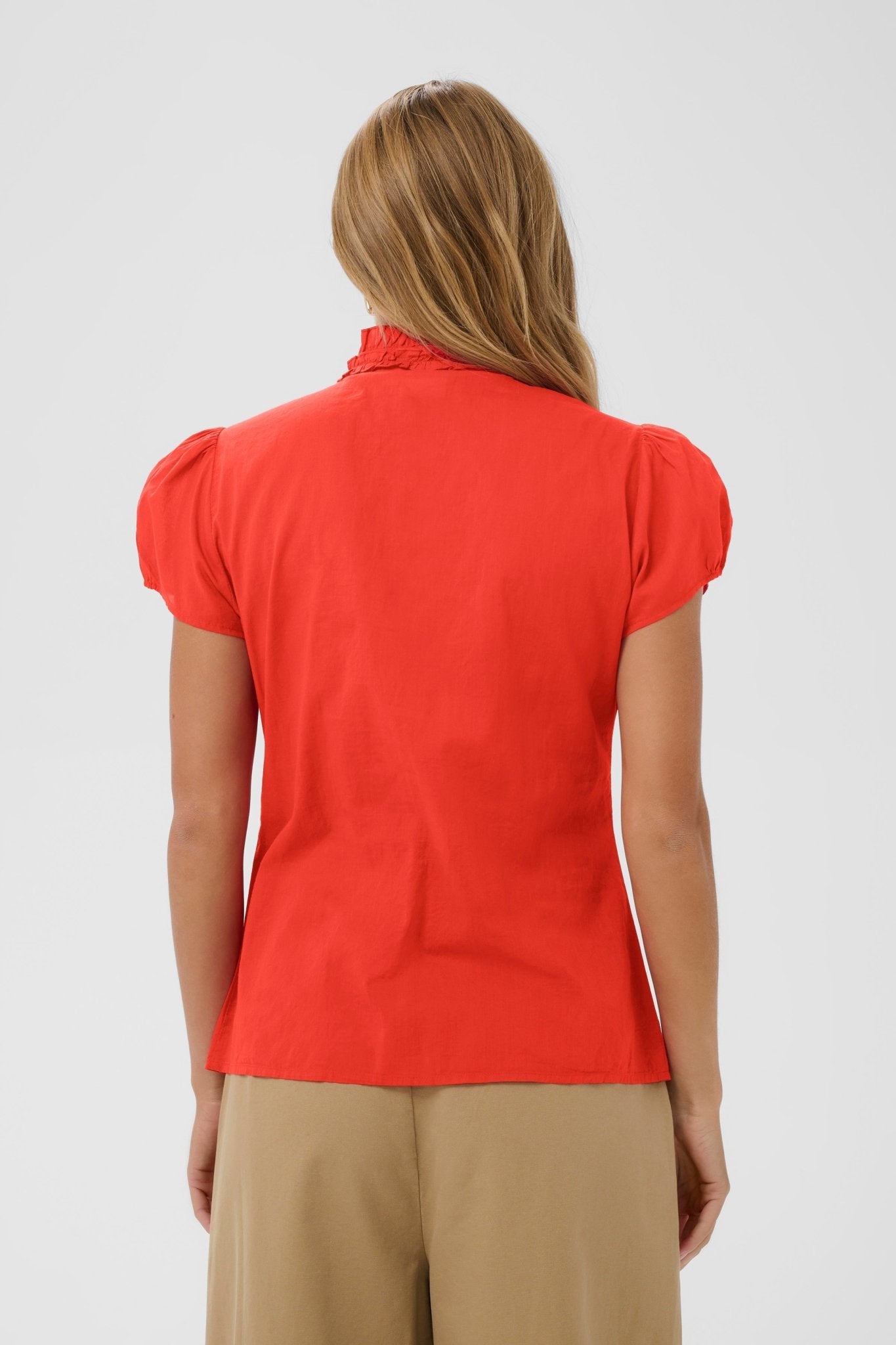 picture of Saint Tropez Tilli Shirt - Valiant Poppy - Number Two - womens - fashion - clothing - Saint Tropez 4