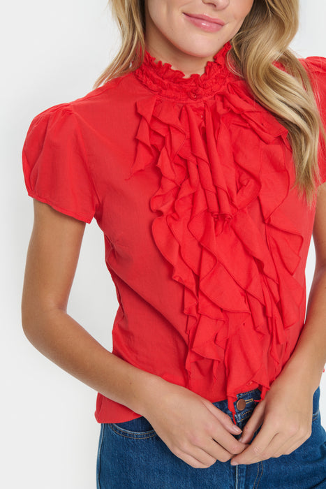 Saint Tropez TilliSZ Shirt Flame Scarlet