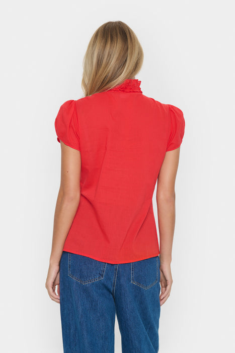 Saint Tropez TilliSZ Shirt Flame Scarlet