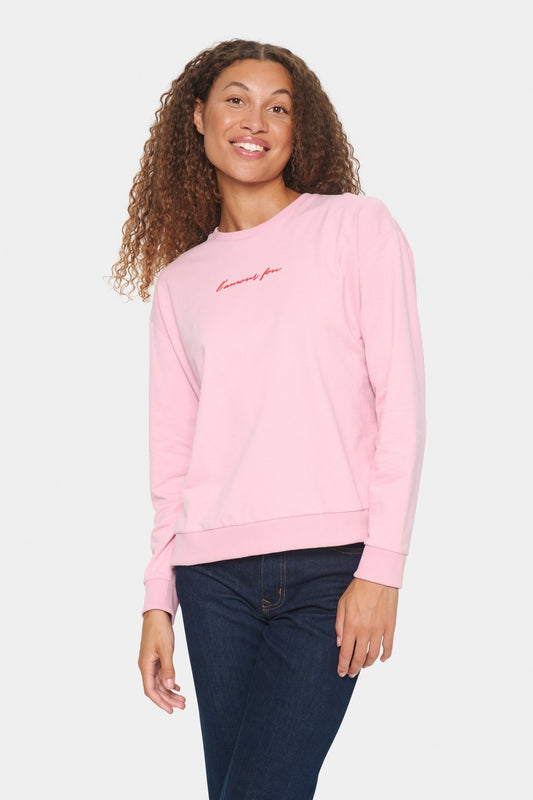 Saint Tropez IppaSZ Sweatshirt Pink Nectar