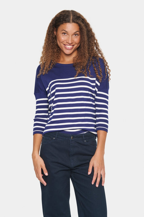Saint Tropez MilaSZ Pullover Midnight Stripe
