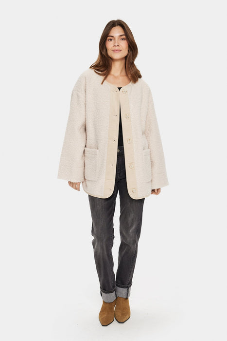 Saint Tropez InleySZ Jacket Feather Grey