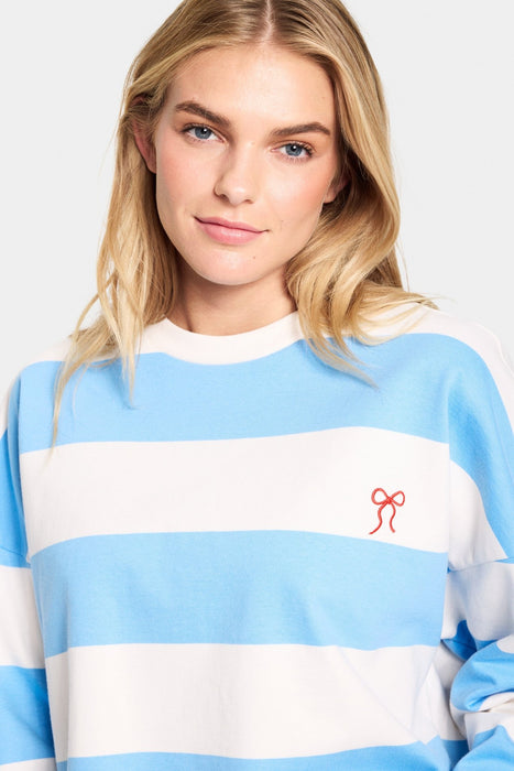 Saint Tropez IdahellaSZ Sweatshirt All Aboard Blue