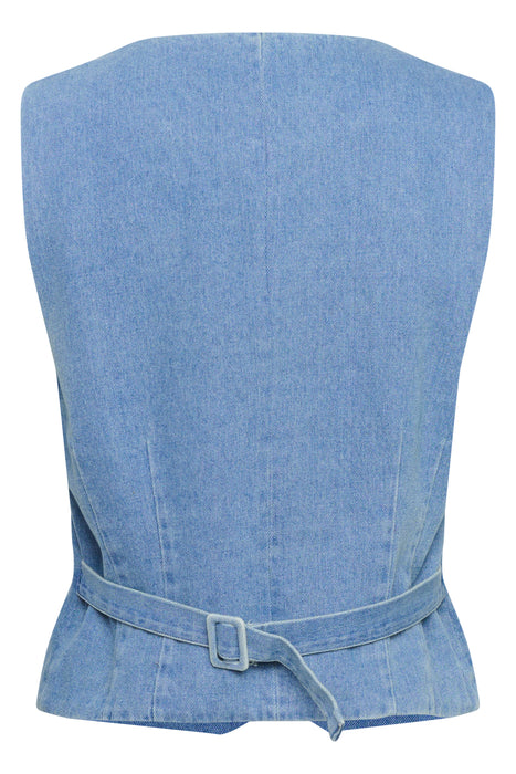 Saint Tropez JaclynSZ Waistcoat Smoke Blue