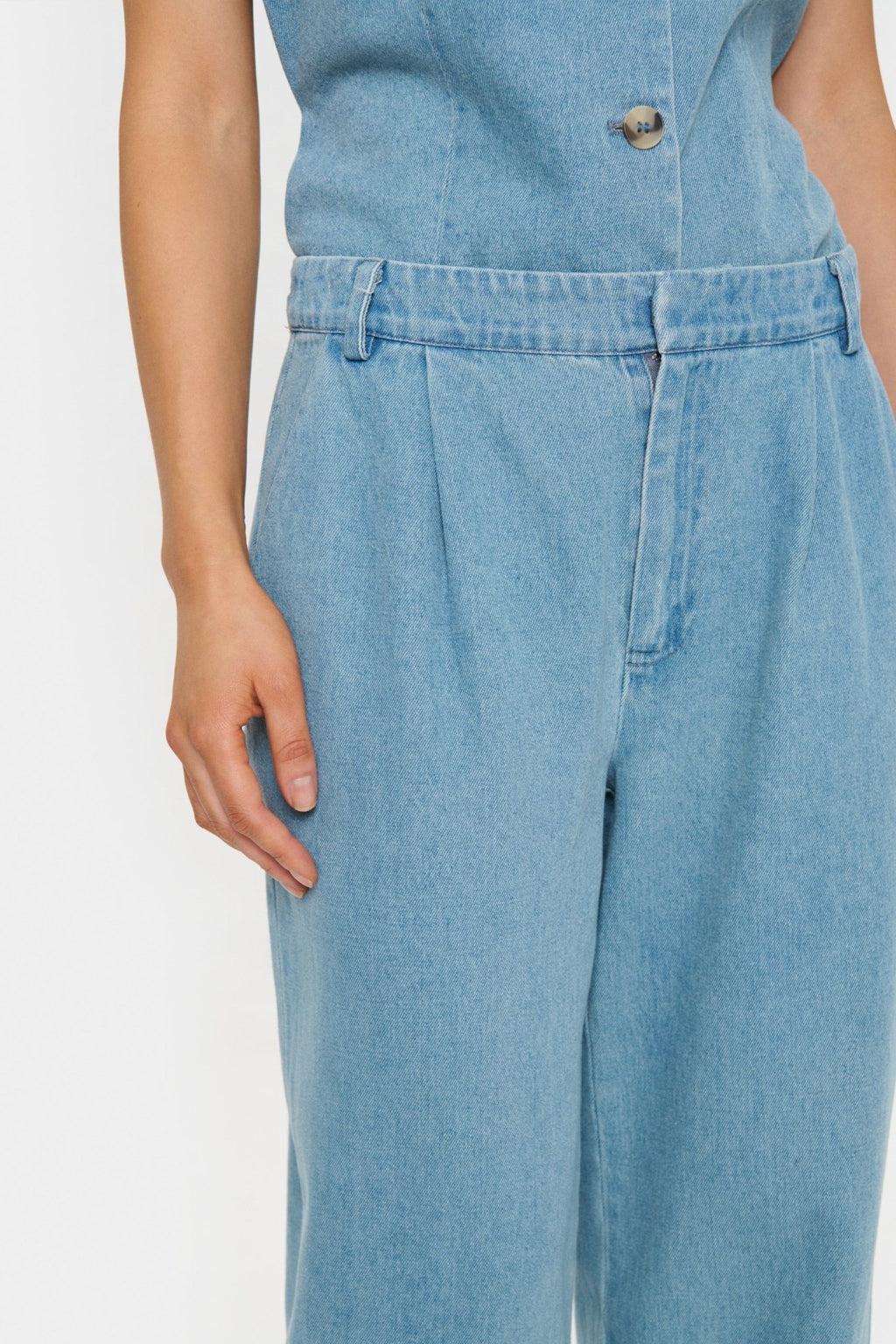 picture of Saint Tropez JaclynSZ Trousers Smoke Blue - Number Two - womens - fashion - clothing - Saint Tropez 4