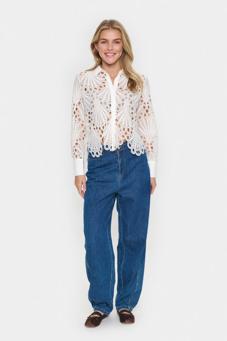 Saint Tropez JiliannaSZ Shirt Bright White