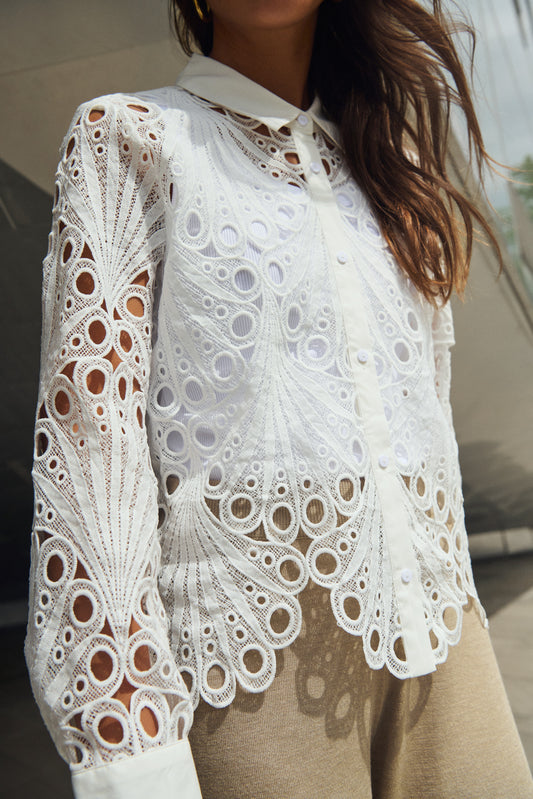 Saint Tropez JiliannaSZ Shirt Bright White