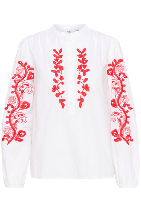 Saint Tropez JesabelSZ Shirt Bright White