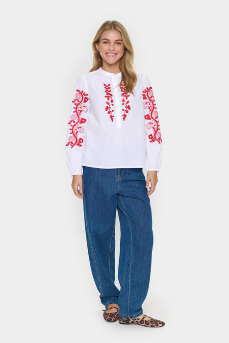 Saint Tropez JesabelSZ Shirt Bright White