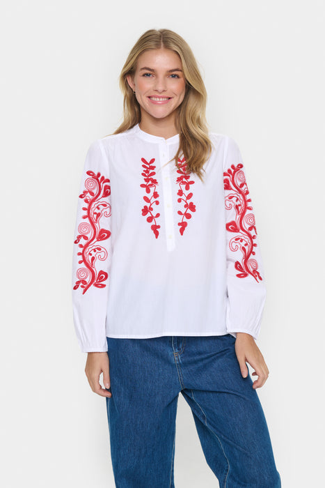 Saint Tropez JesabelSZ Shirt Bright White