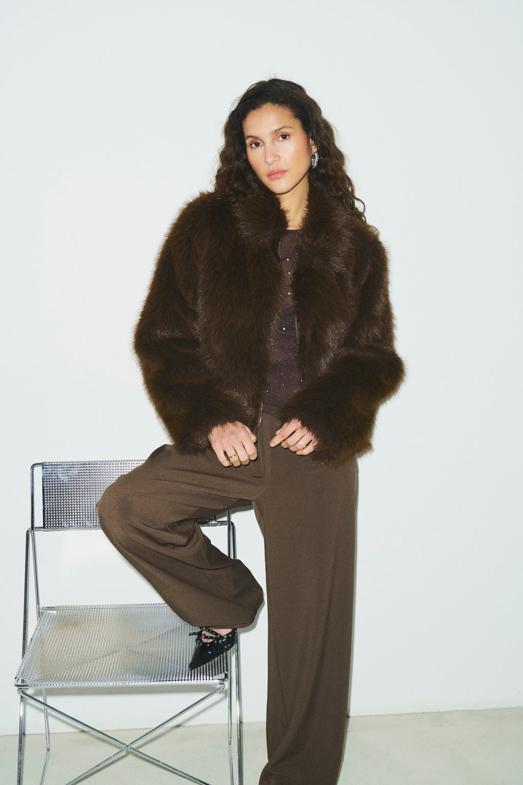 Saint Tropez Zaseline Jacket - Chocolate Brown