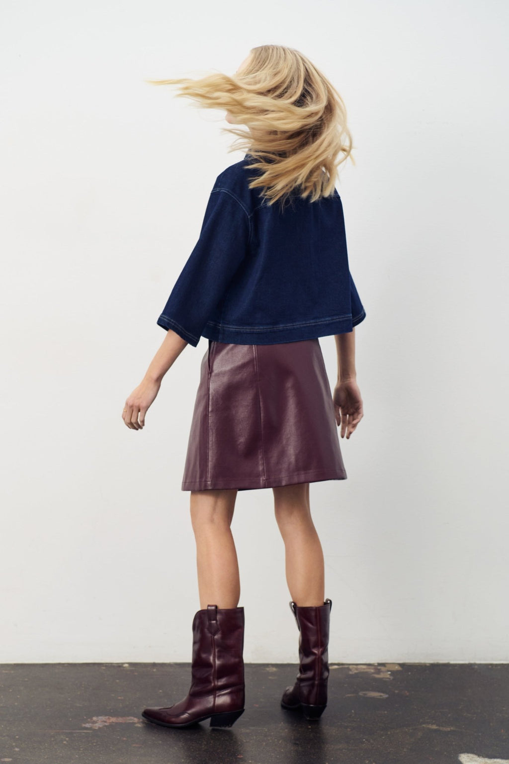 picture of Saint Tropez Loesa Denim Shirt - Dark Blue Denim - Number Two - womens - fashion - ethical - clothing - Saint