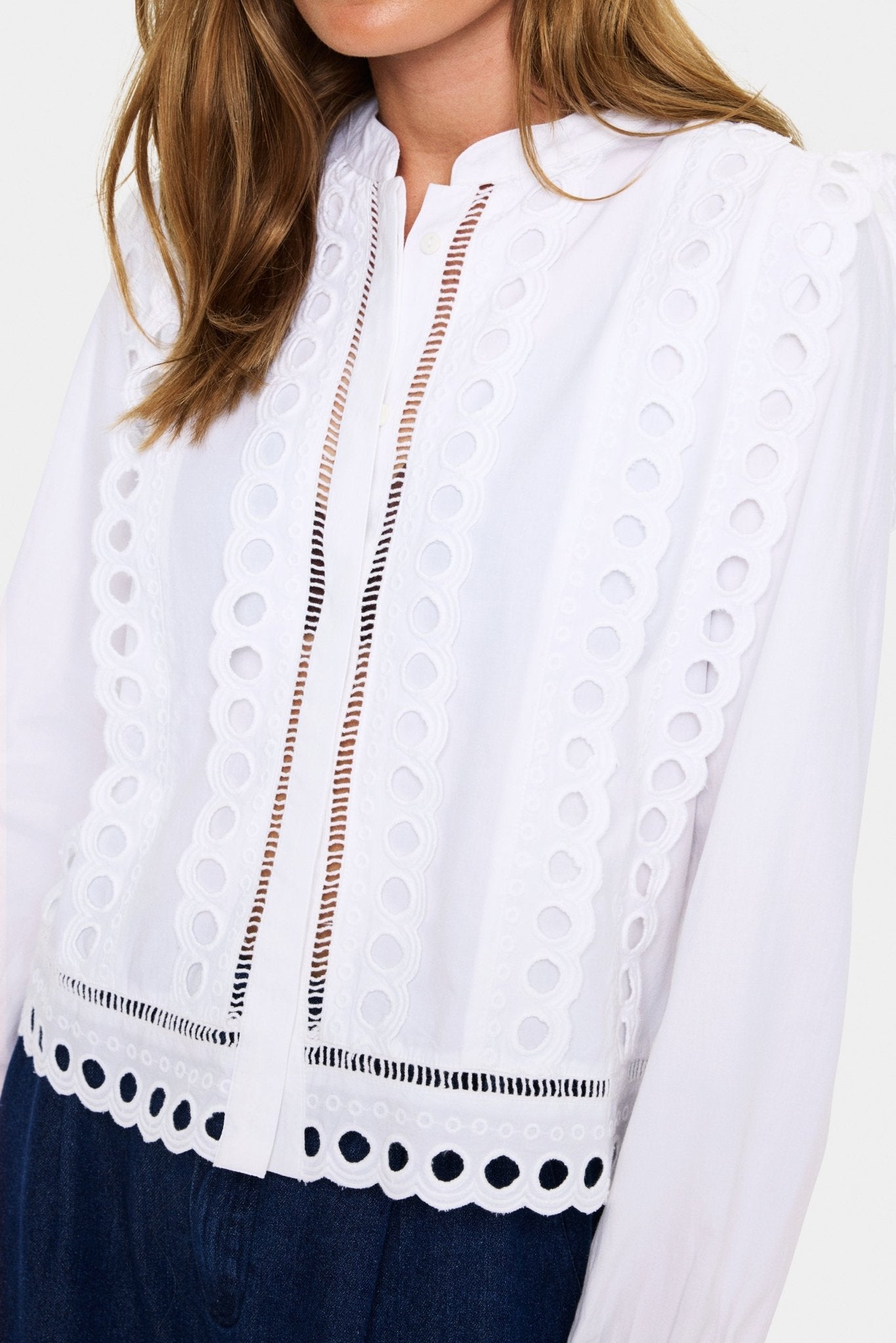 picture of Saint Tropez Marlee Blouse - Bright White - Number Two - womens - fashion - clothing - Saint Tropez 2