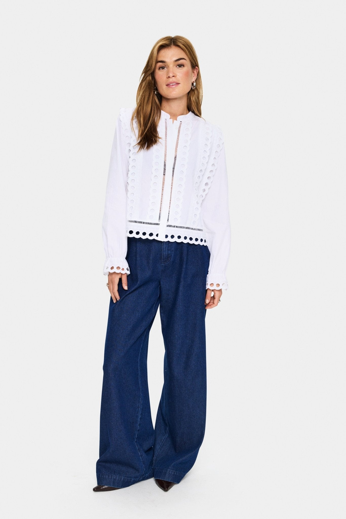 picture of Saint Tropez Marlee Blouse - Bright White - Number Two - womens - fashion - clothing - Saint Tropez 4