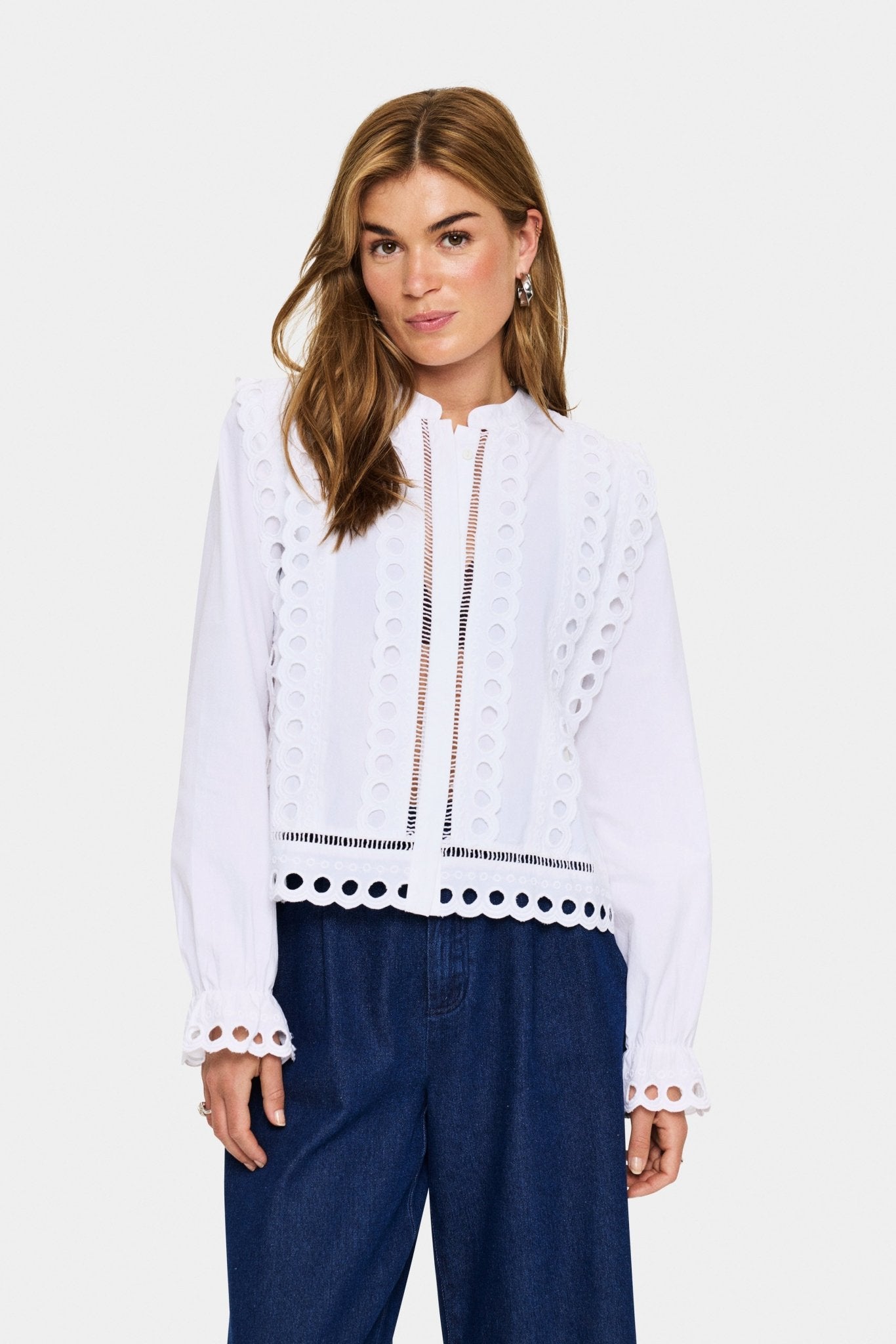 picture of Saint Tropez Marlee Blouse - Bright White - Number Two - womens - fashion - clothing - Saint Tropez 3