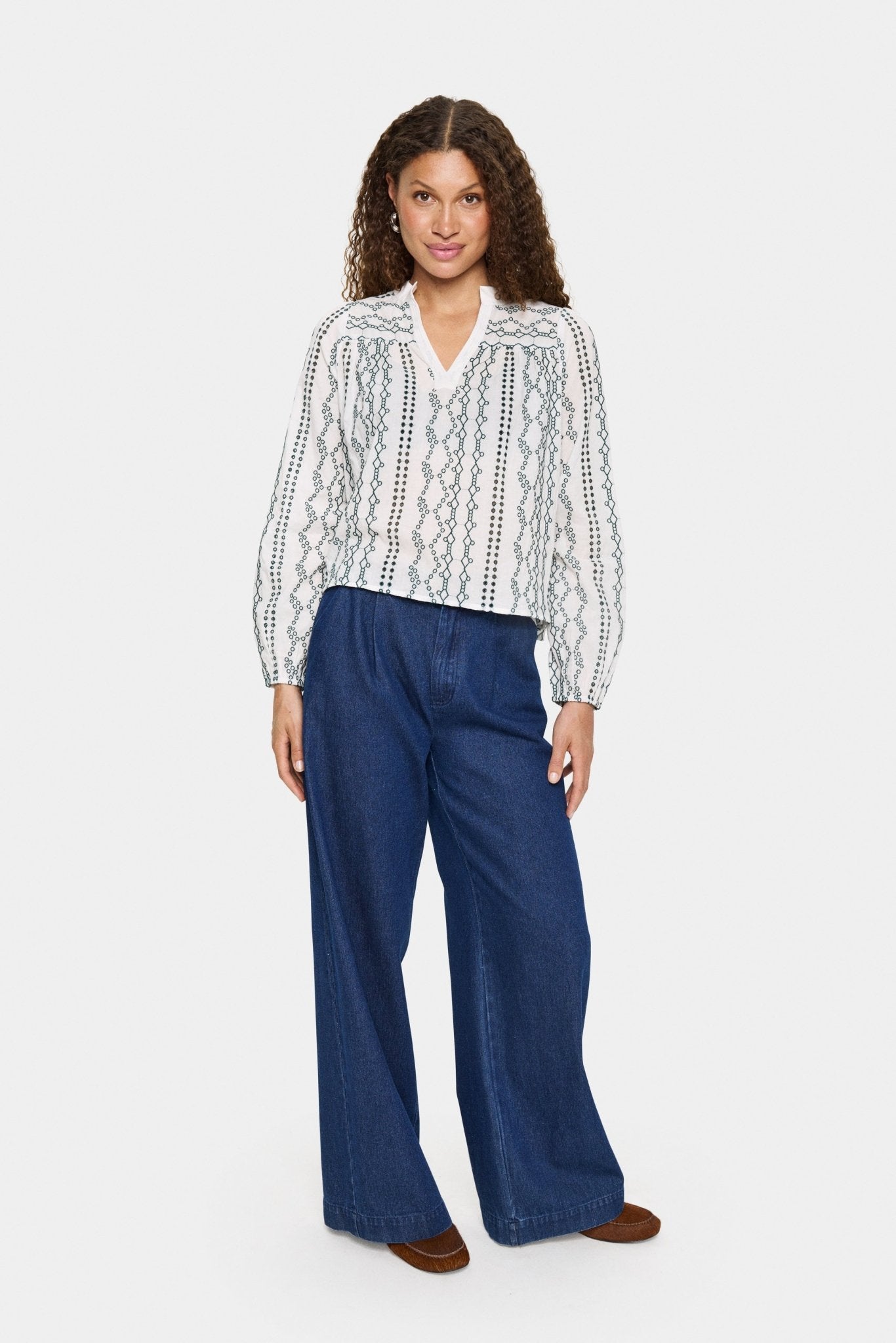 picture of Saint Tropez Malvie Blouse - June Bug - Number Two - womens - fashion - clothing - Saint Tropez 3