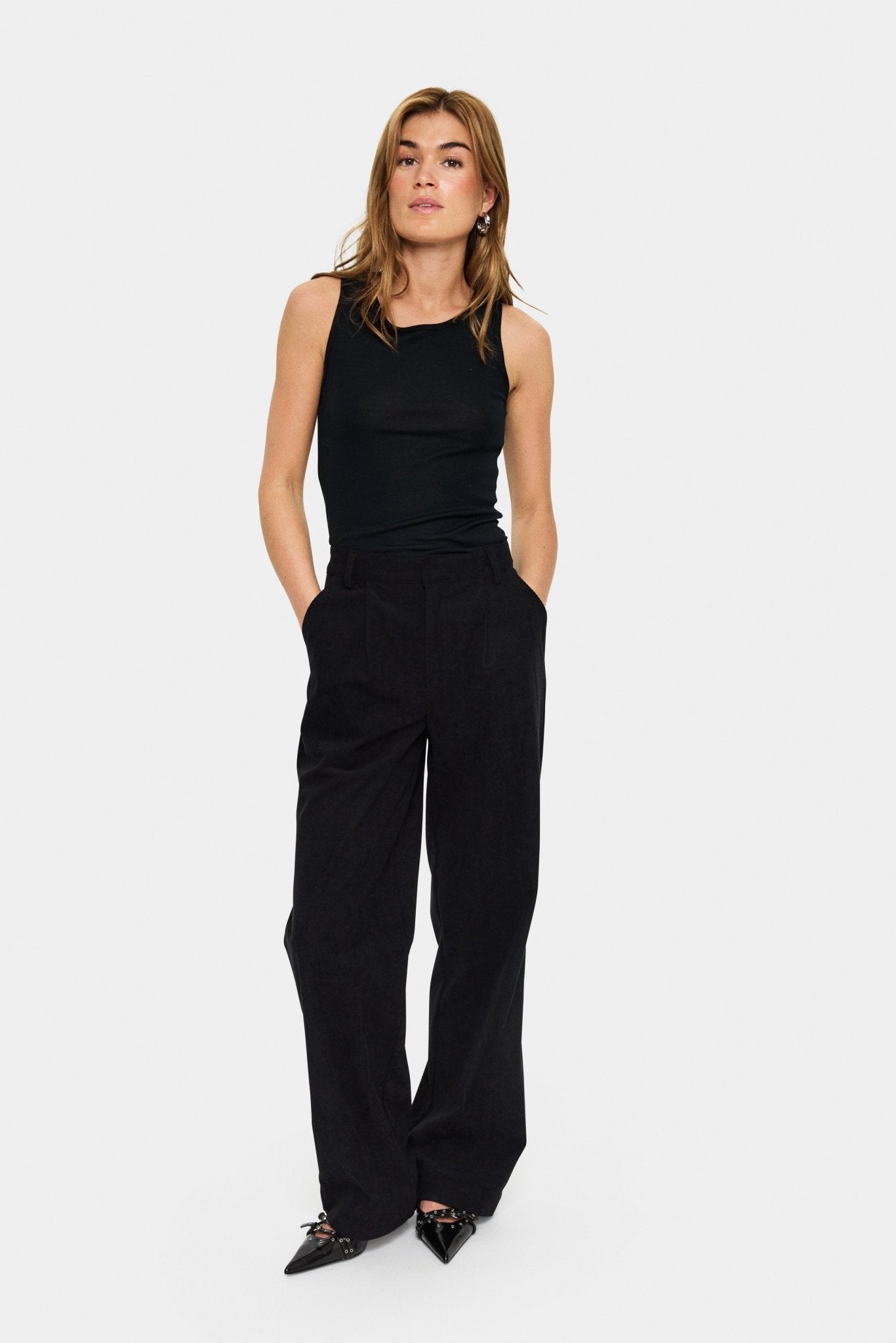 picture of Saint Tropez Magnille Pants - Black - Number Two - womens - fashion - clothing - Saint Tropez 3