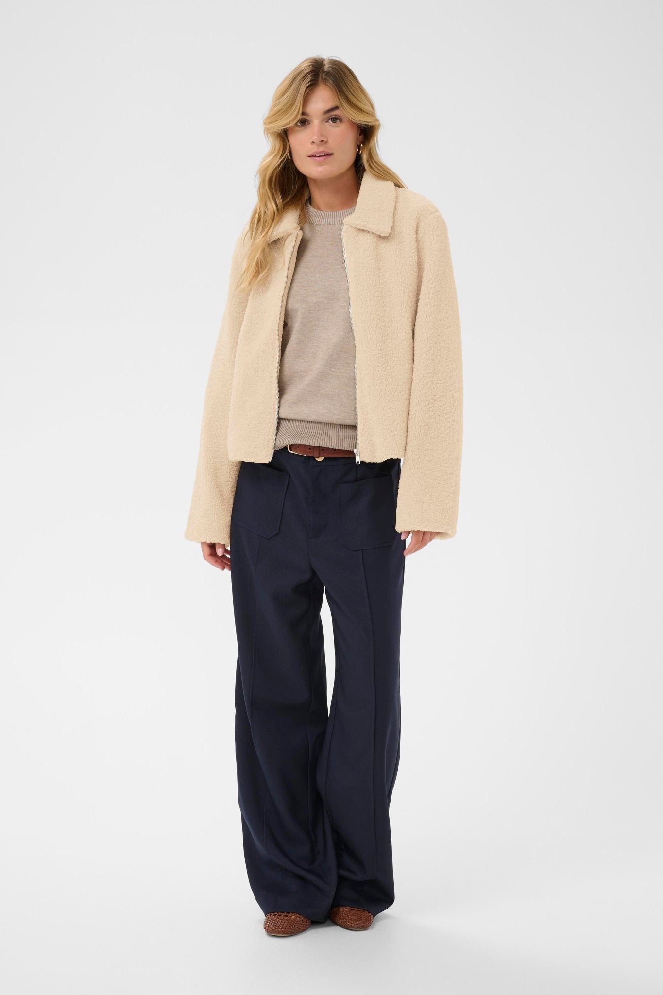 picture of Saint Tropez Oreen Jacket - Seedpearl - Number Two - womens - fashion - clothing - Saint Tropez 3