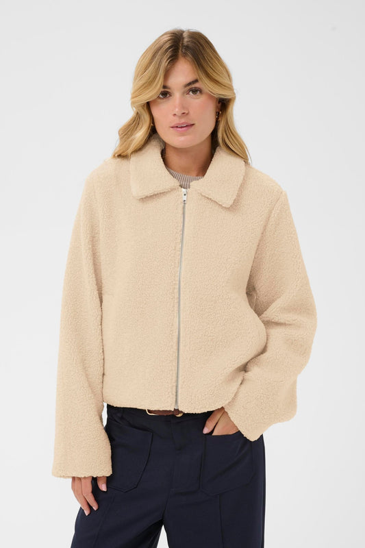 picture of Saint Tropez Oreen Jacket - Seedpearl - Number Two - womens - fashion - clothing - Saint Tropez 1