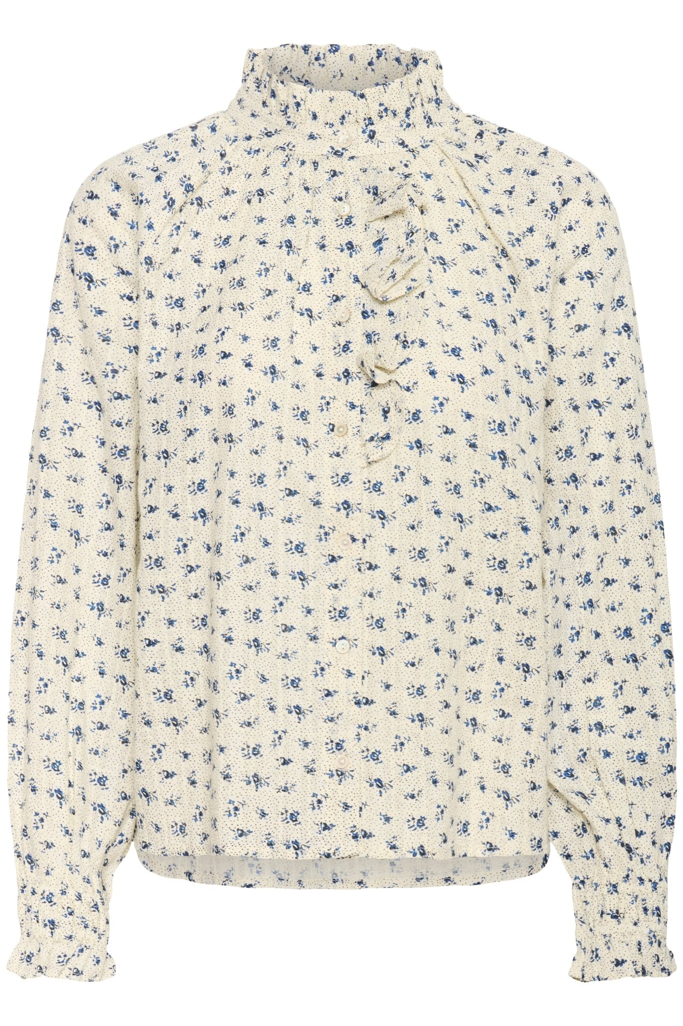 picture of Saint Tropez Omelia Shirt - Turtledove Mini Floral - Number Two - womens - fashion - clothing - Saint Tropez 5