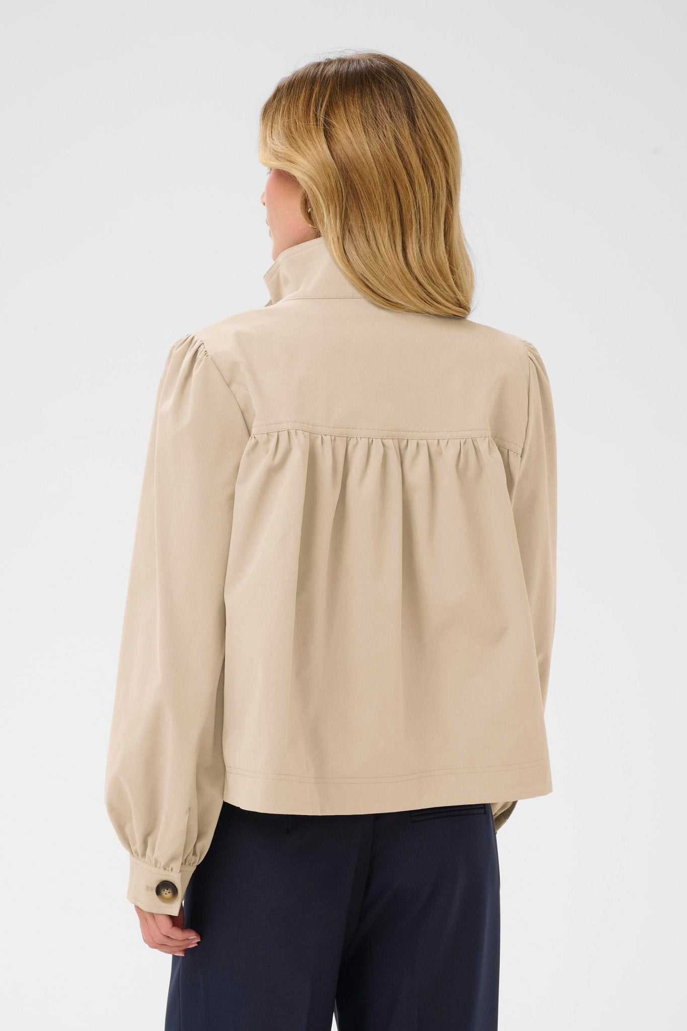 picture of Saint Tropez Olina Short Jacket - Oxford Tan - Number Two - womens - fashion - clothing - Saint Tropez 3