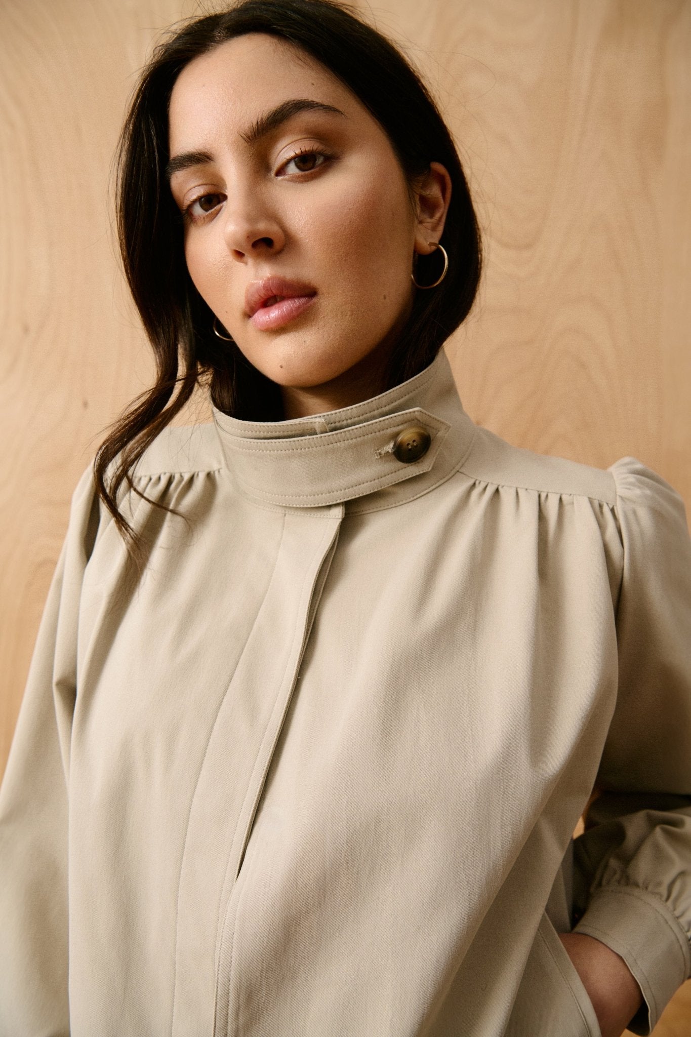 picture of Saint Tropez Olina Short Jacket - Oxford Tan - Number Two - womens - fashion - clothing - Saint Tropez 7