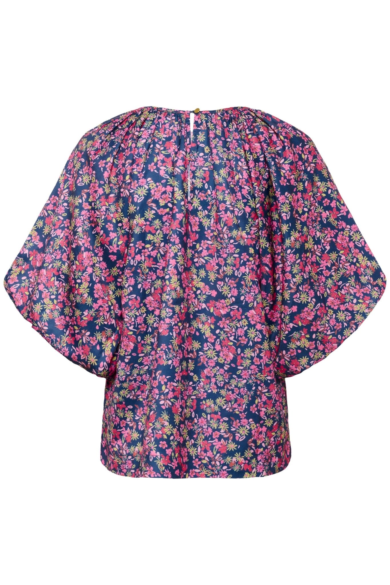 picture of Saint Tropez Onneli Blouse - Navy Peony Blooms - Number Two - womens - fashion - clothing - Saint Tropez 6