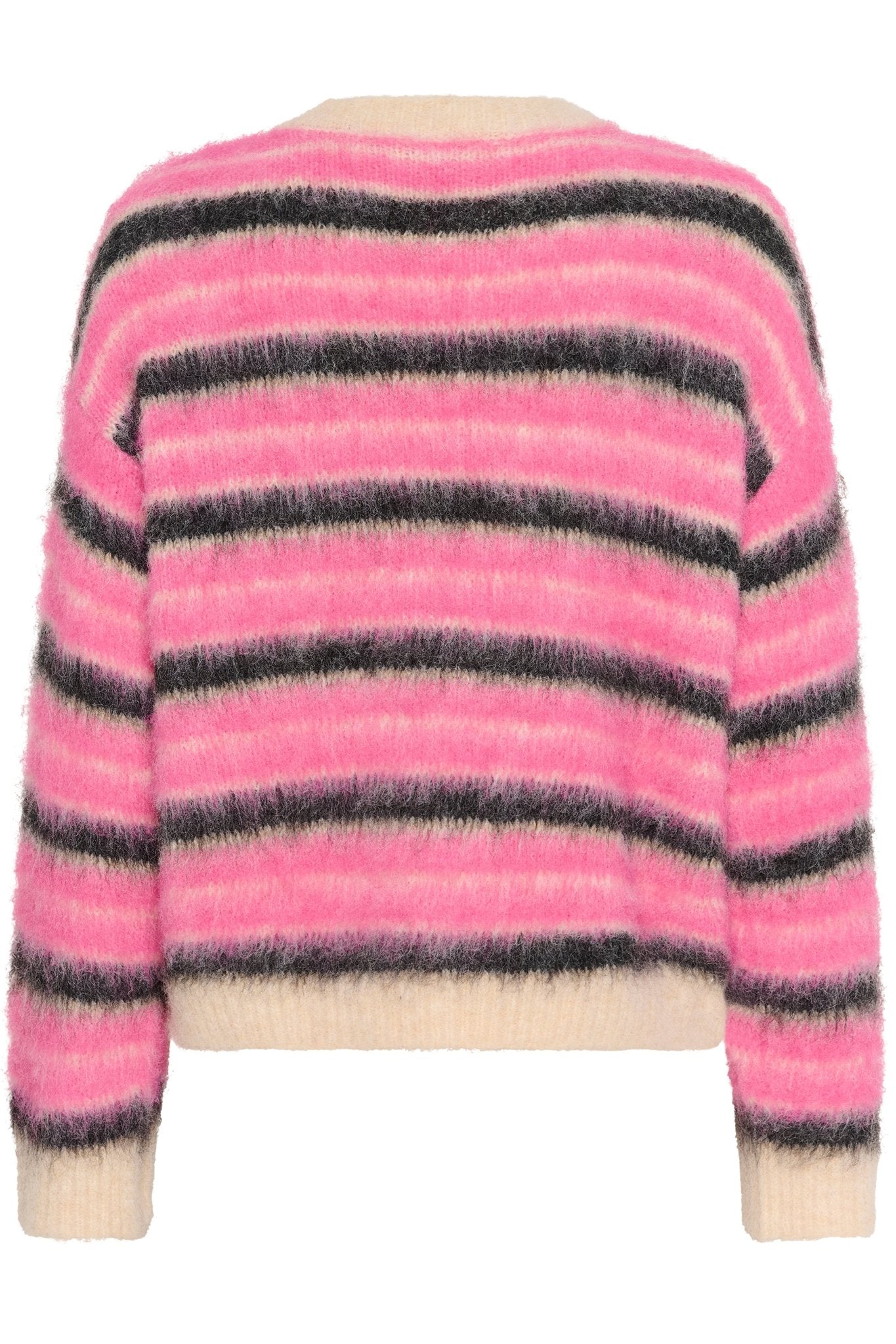 picture of Saint Tropez Olma Pullover - Pink Nectar Peony Orchid Stripe - Number Two - womens - clothing - Saint Tropez 7